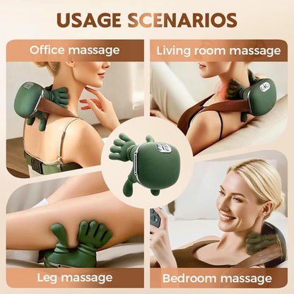 Blinkora Finger Pressure Heated Neck & Back Massager Pro